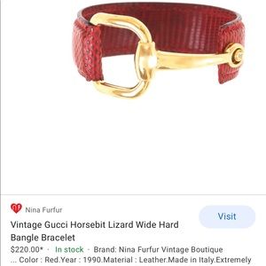 Vintage Gucci Horsebit Bracelet